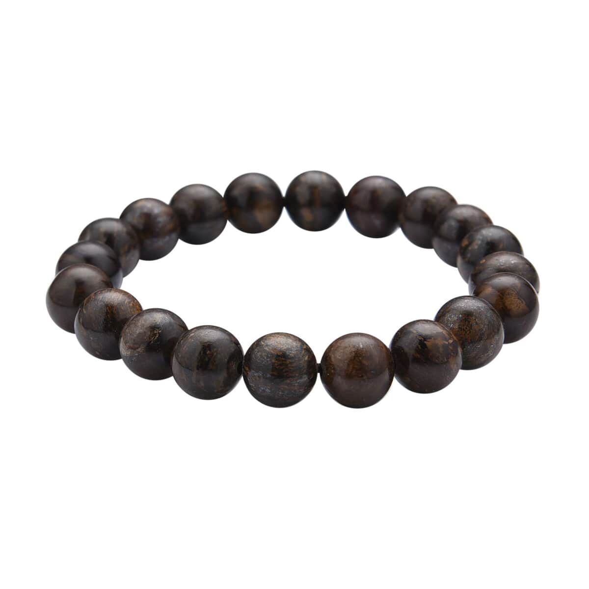 Bronzite Beaded Stretch Bracelet 184.00 ctw image number 2