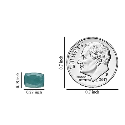 AAA Grandidierite Set of 6 (Cush 7x5 mm) 5.30 ctw