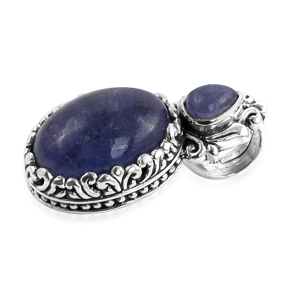 Bali Legacy Tanzanite Pendant in Sterling Silver 7.75 ctw image number 2