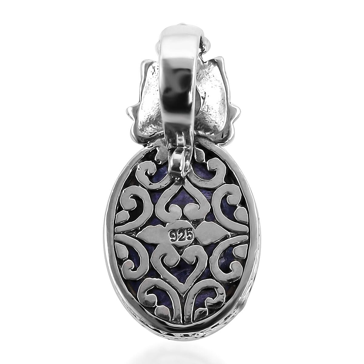 Bali Legacy Tanzanite Pendant in Sterling Silver 7.75 ctw image number 3