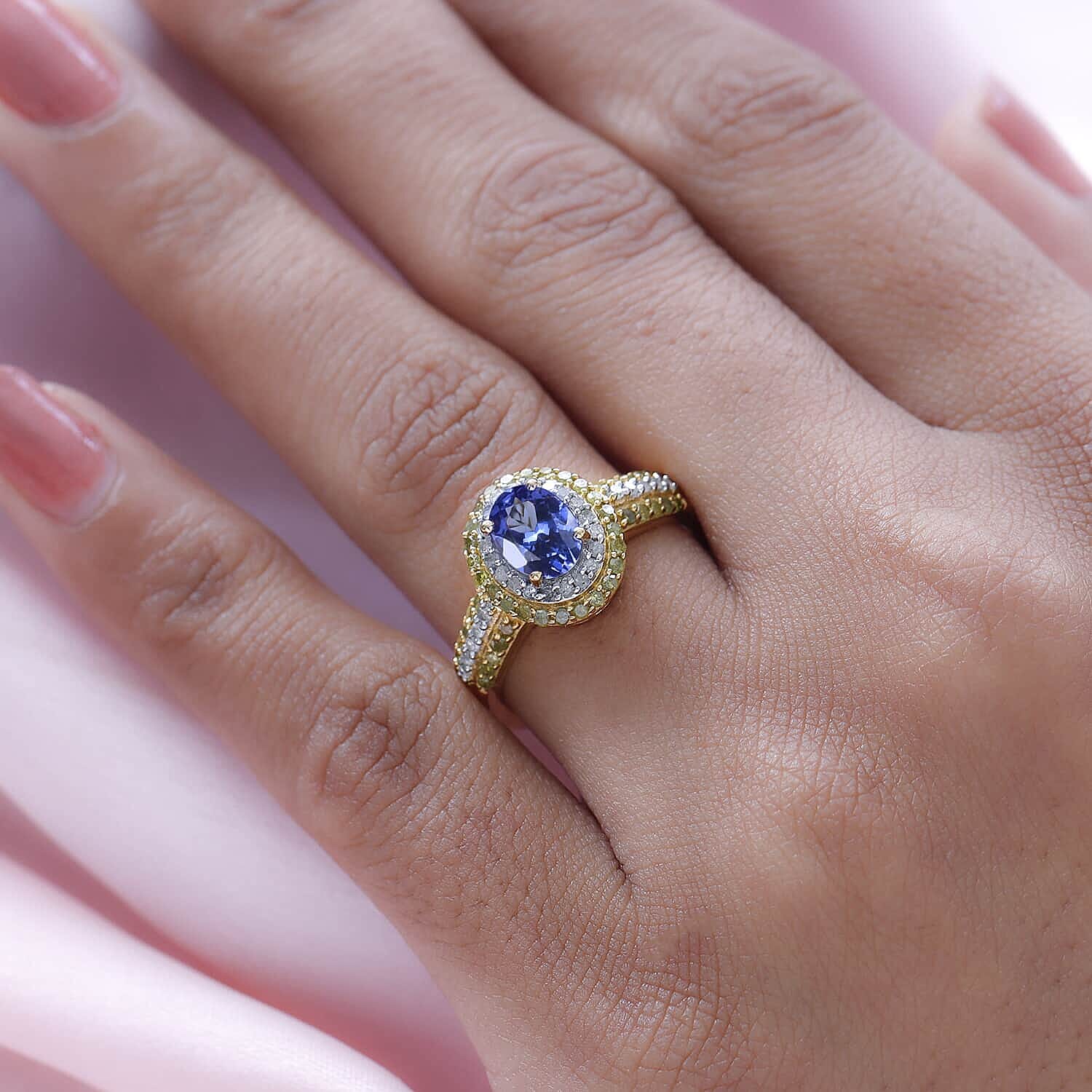 Tanzanite with Yellow Diamond / 10 - Product card gallery slide 3 (9431541580031)