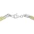 Peridot Bead Necklace, Layered Necklace For Women, Lobster Clasp in Sterling Silver  (18 Inches) 50.00 ctw image number 3