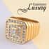 Diamond Men's Ring in 14K YG Over Sterling Silver, Diamond Ring, Engagement Rings For Men (Size 10.0) 1.00 ctw image number 1