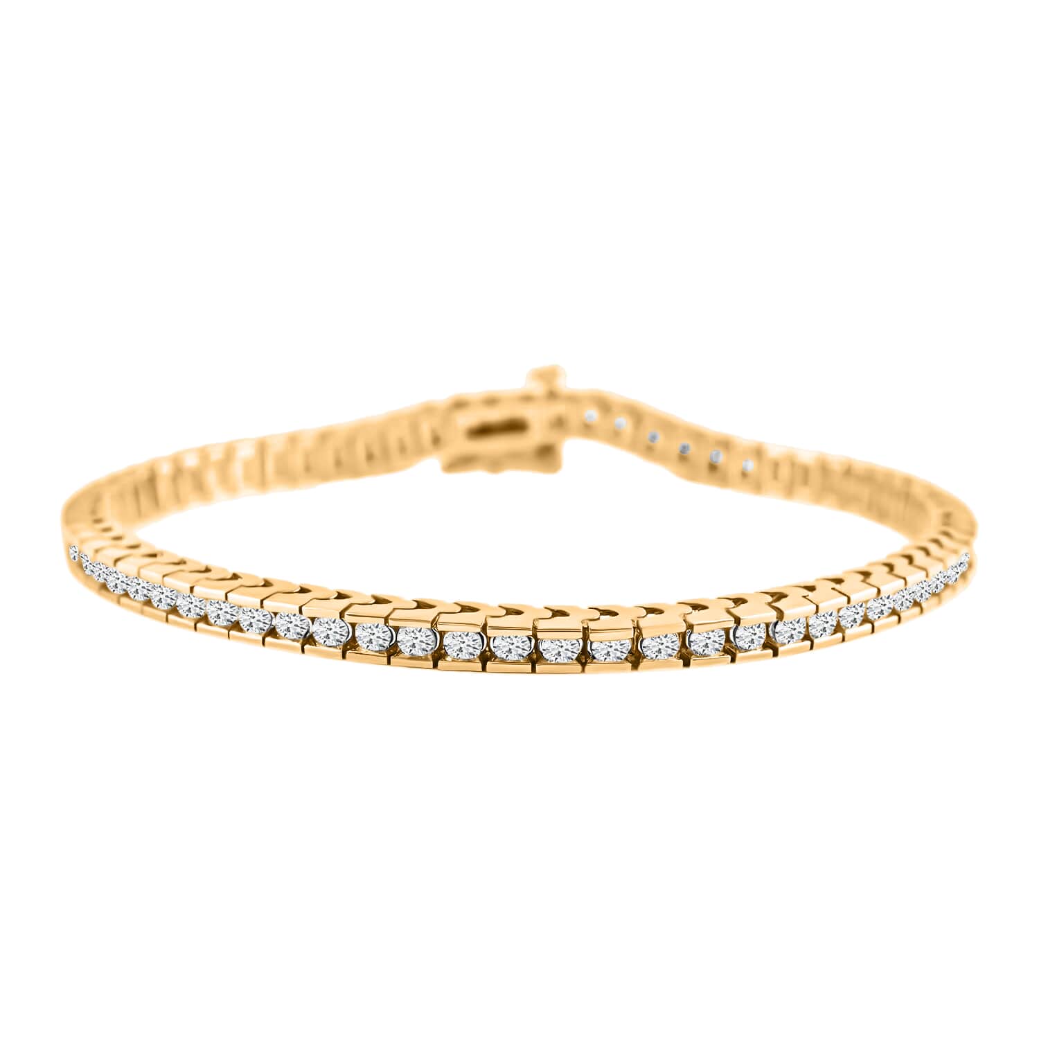 Fake gold clearance and diamond bracelet