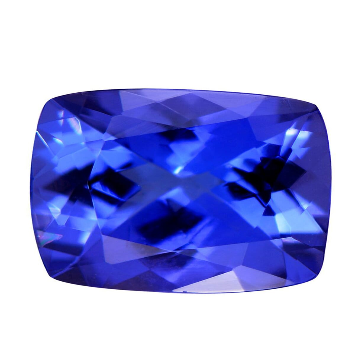 Certified and Appraised AAAA Tanzanite (Cush Free Size) 2.50 ctw image number 0