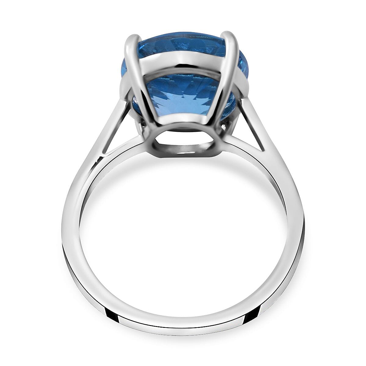 AAA Marambaia Topaz Solitaire Ring in Platinum Over Sterling Silver (Size 10.0) 7.50 ctw image number 3