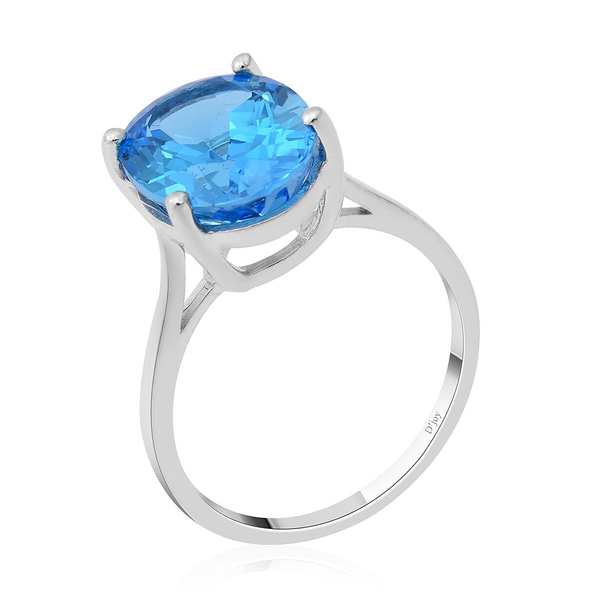 AAA Marambaia Topaz Solitaire Ring in Platinum Over Sterling Silver (Size 7.0) 7.50 ctw image number 2
