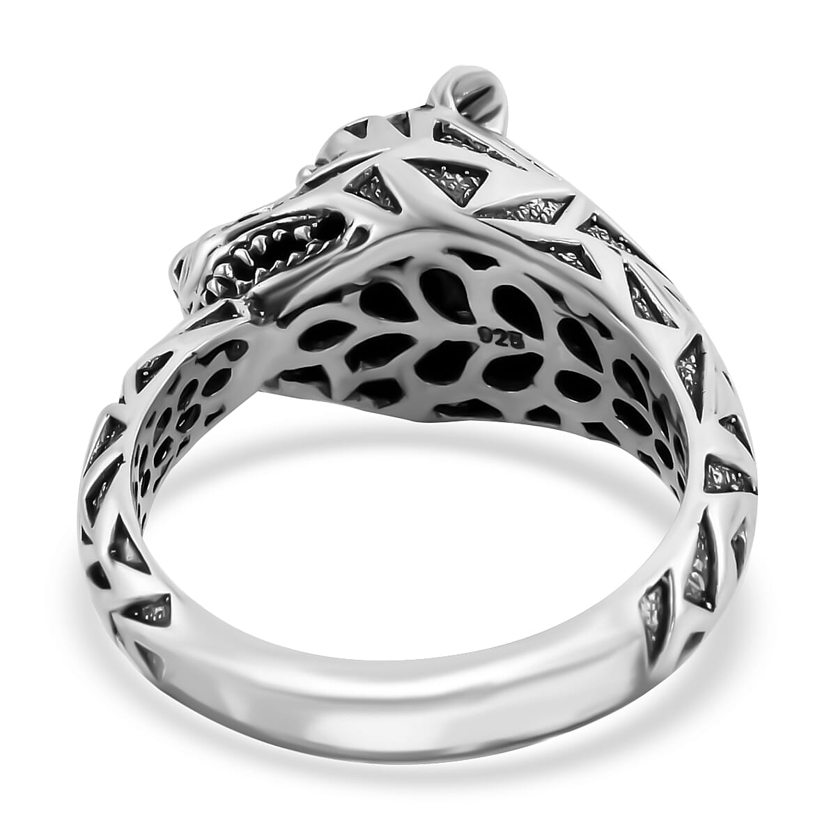 Bali Legacy Panther Ring in Sterling Silver, Silver Ring, Creature Ring, Gifts For Her, Silver Jewelry 7.65 Grams image number 4