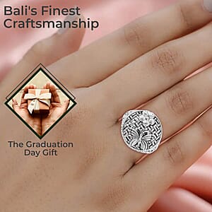 Bali Legacy Butterfly Ring in Sterling Silver (Size 7.0) 8.35 Grams
