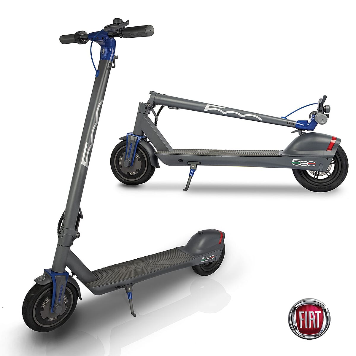 Fiat- Silver Folding Electric Scooter image number 0