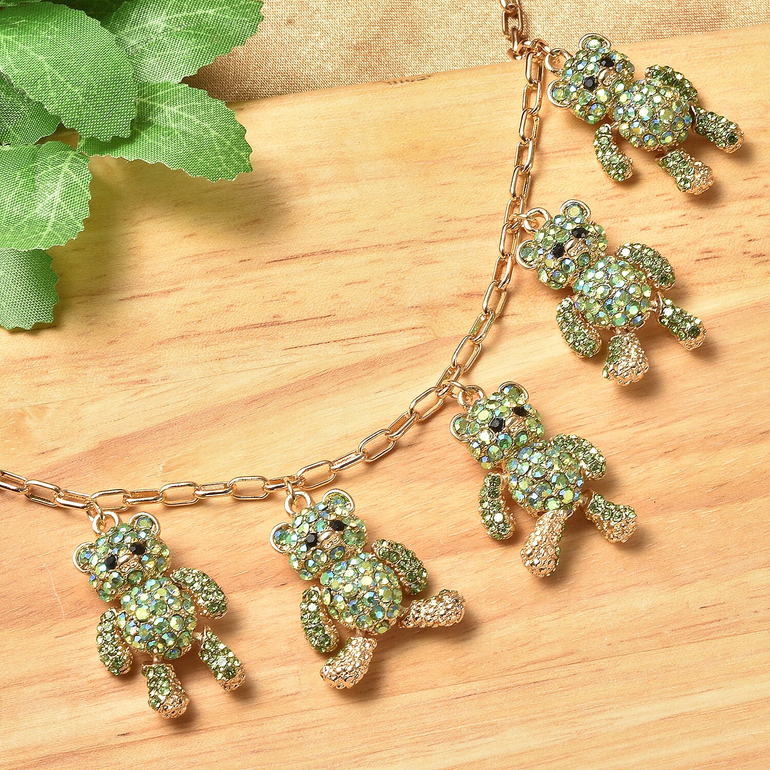 Green Austrian Crystal - Product card gallery slide 2 (10144463585563)