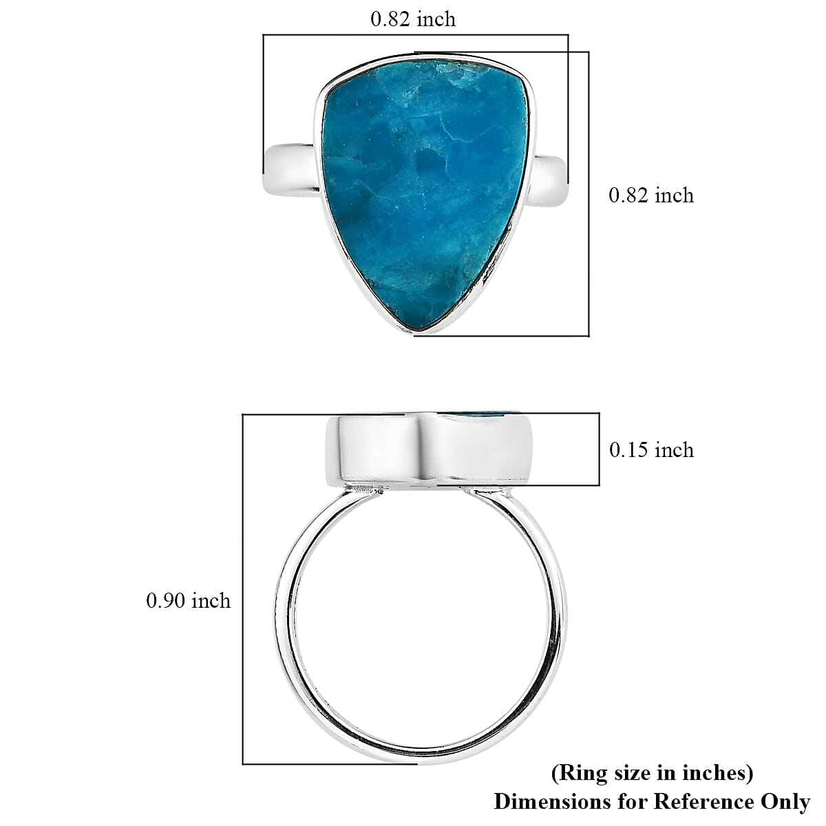 Artisan Crafted Peruvian Opalina Solitaire Ring in Sterling Silver (Size 8.0) 7.75 ctw image number 5