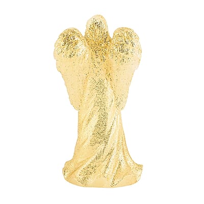 Closeout Set of 3 Wax Angels with LED Light