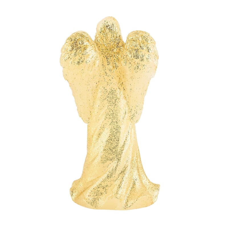 Closeout Set of 3 Wax Angels with LED Light