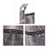 Gray Python Embossed Print Genuine Leather Hobo Bag with Shoulder Straps image number 4