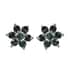 Premium Monte Belo Indicolite Floral Stud Earrings in Platinum Over Sterling Silver 1.00 ctw image number 0