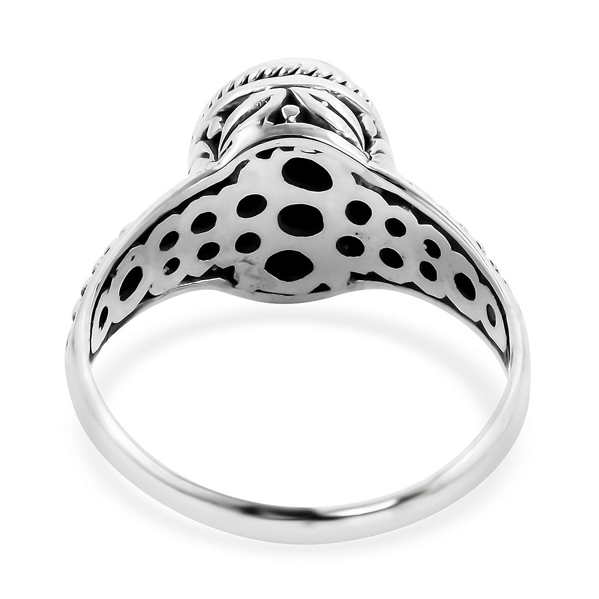 Bali Legacy Boulder Opal Triplet Ring in Sterling Silver (Size 8.0) 1.75 ctw image number 4