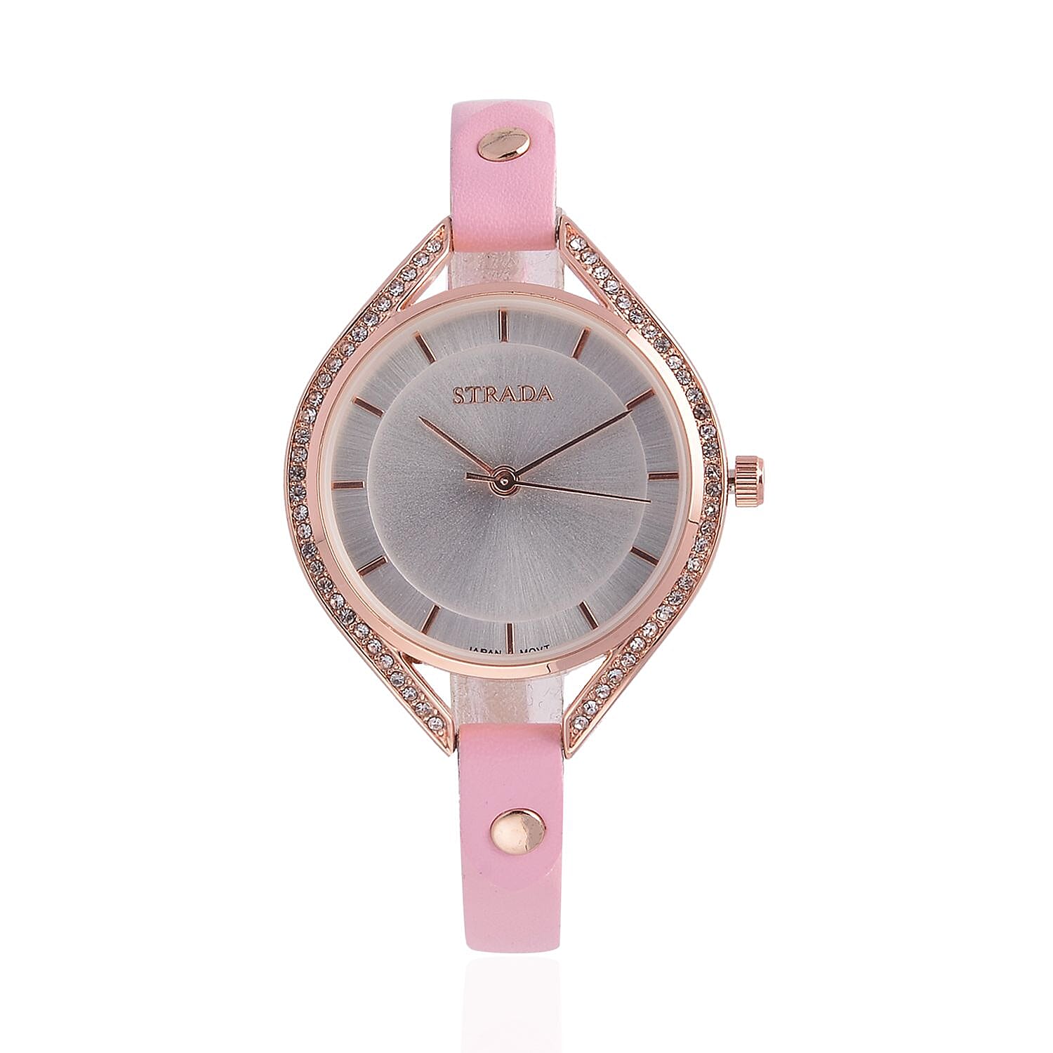 Buy Strada Japanese Movement White Austrian Crystal Watch with