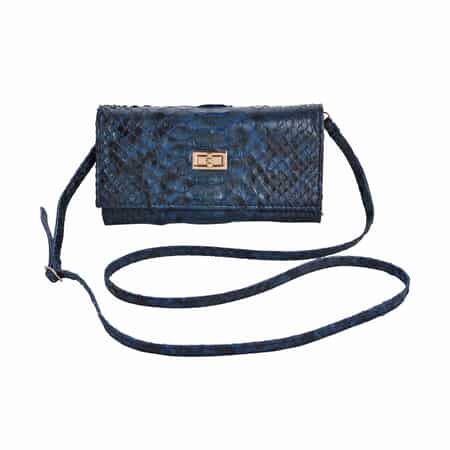 Buy Grand Pelle Handmade 100% Genuine Python Leather Natural Color Crossbody  Wallet with Adjustable Shoulder Strap at ShopLC.