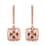 Certified Luxoro 14K Rose Gold AAA Marropino Morganite Earrings 7.65 ctw (Del. in 15-20 Days)