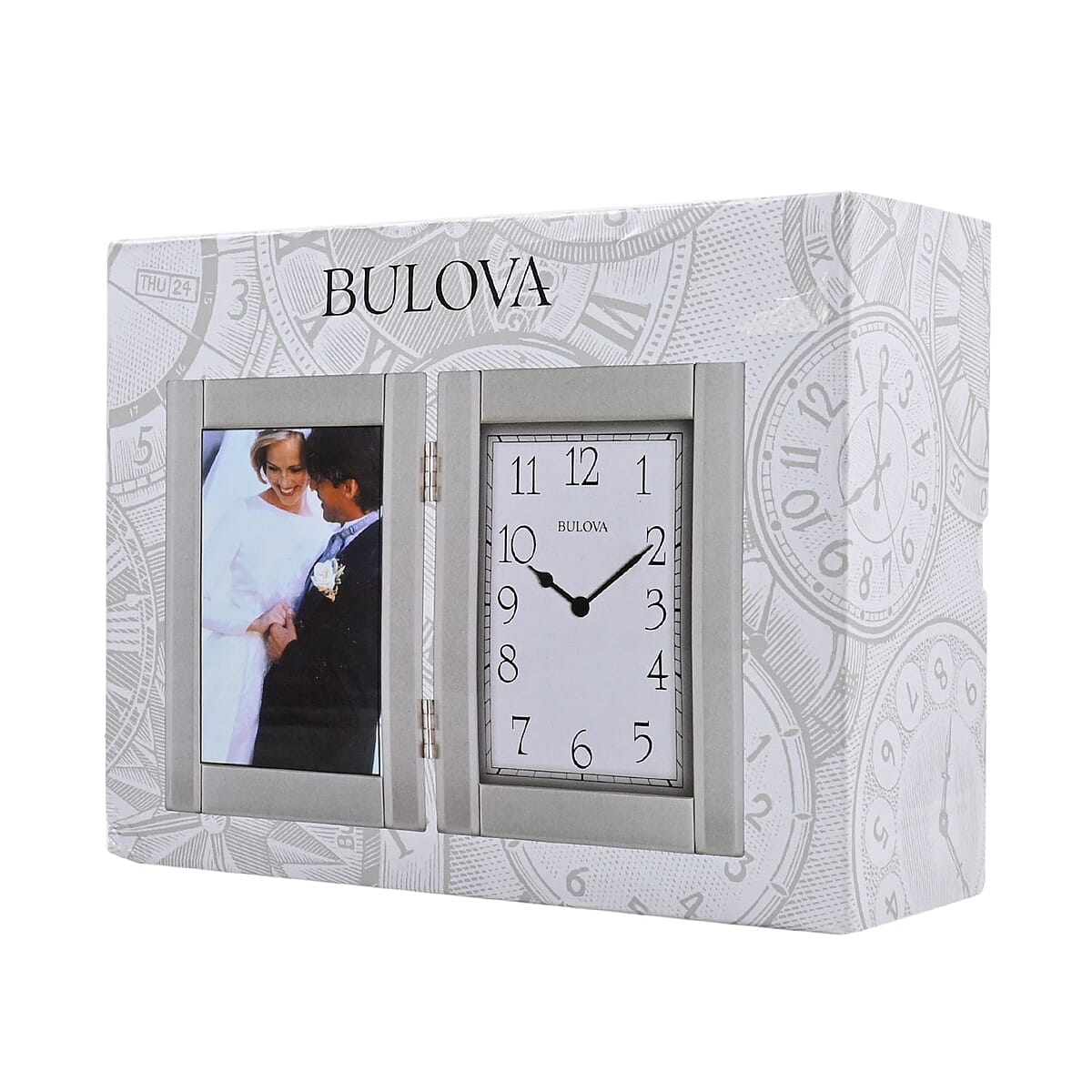 Bulova Forte II Photo Frame Clock (AA Battery Required) image number 4