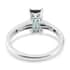ILIANA 18K White Gold AAA Monte Belo Indicolite Solitaire Ring (Size 7.0) 4.10 Grams 6.50 ctw image number 4