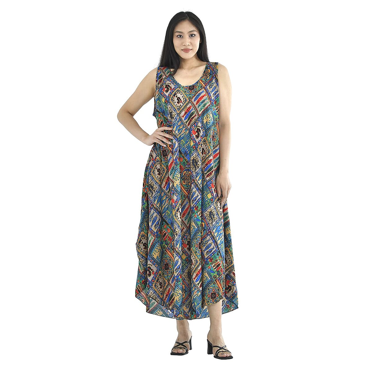 chinese dress ladies Lei Yingjun-Qingxixia-Summer French A-line umbrella design waist sweet –  Lee Nhi Boutique main image 0