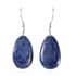 Lapis Lazuli Earrings in Rhodium Over Sterling Silver 40.25 ctw image number 0