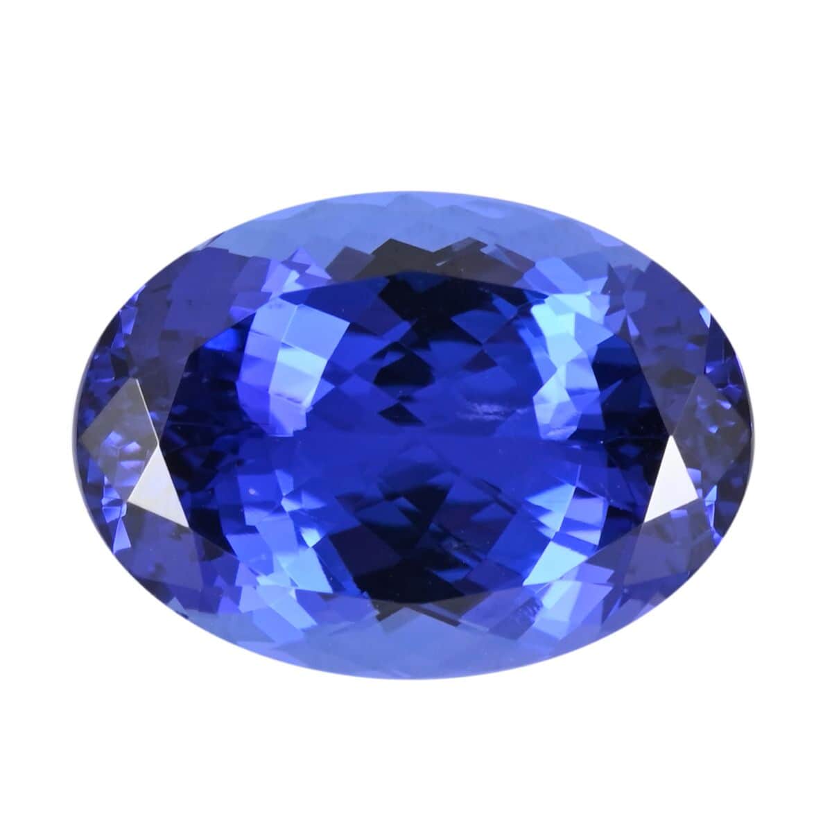 Certified and Appraised AAAA Vivid Tanzanite (Ovl Free Size) Approx 11.00 ctw image number 0