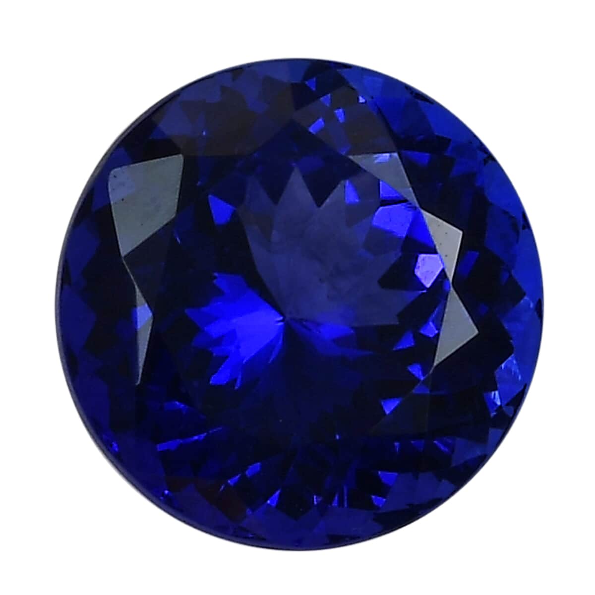 Certified and Appraised AAAA Vivid Tanzanite (Rnd Free Size) Approx 11.00 ctw image number 0