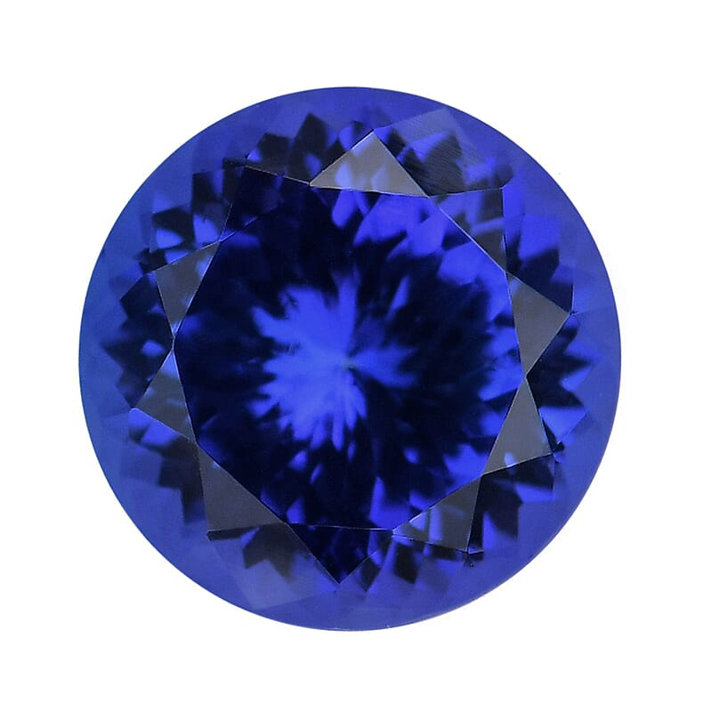 Certified and Appraised AAAA Vivid Tanzanite (Rnd Free Size) Approx 11.00 ctw