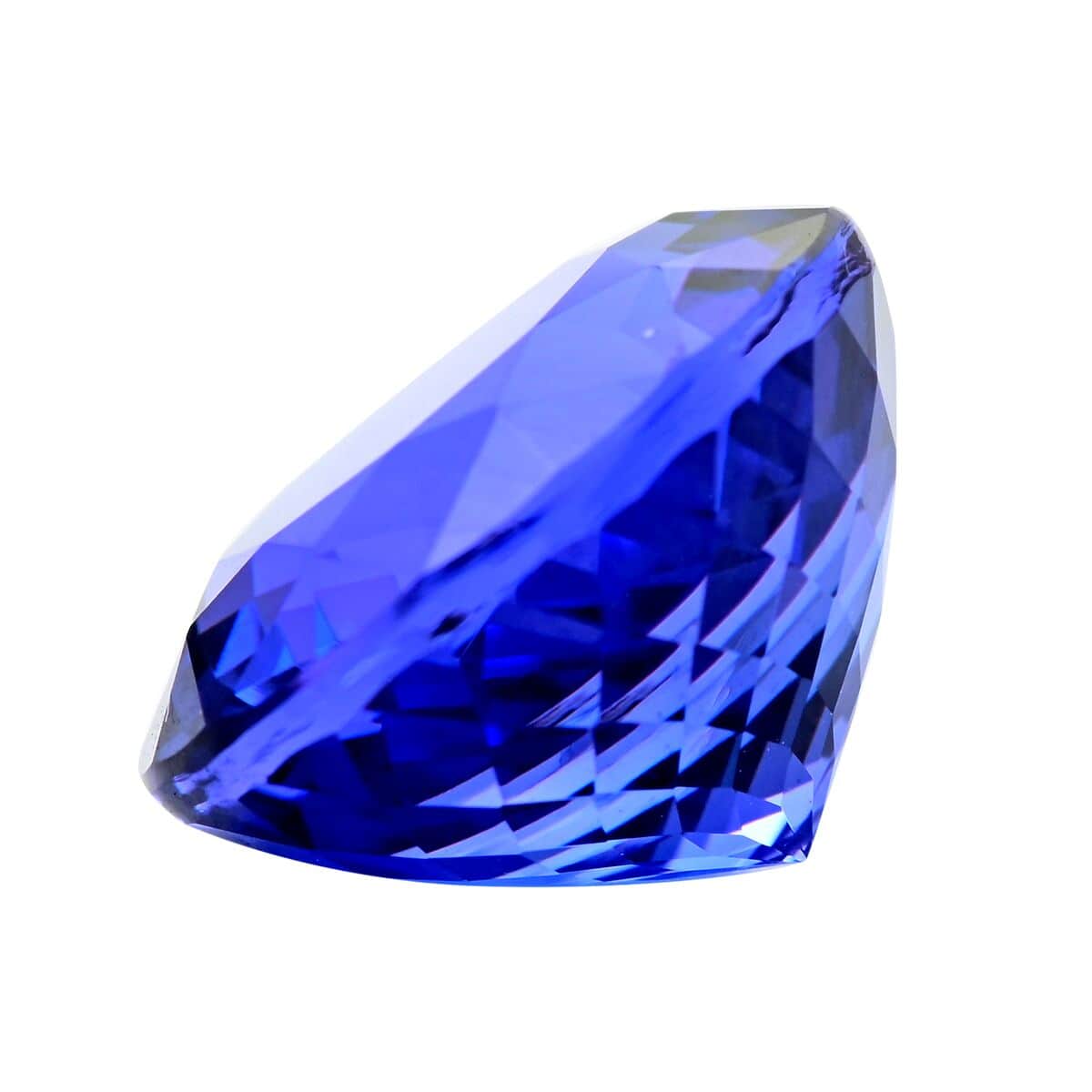 Certified and Appraised AAAA Vivid Tanzanite (Rnd Free Size) Approx 11.00 ctw image number 1