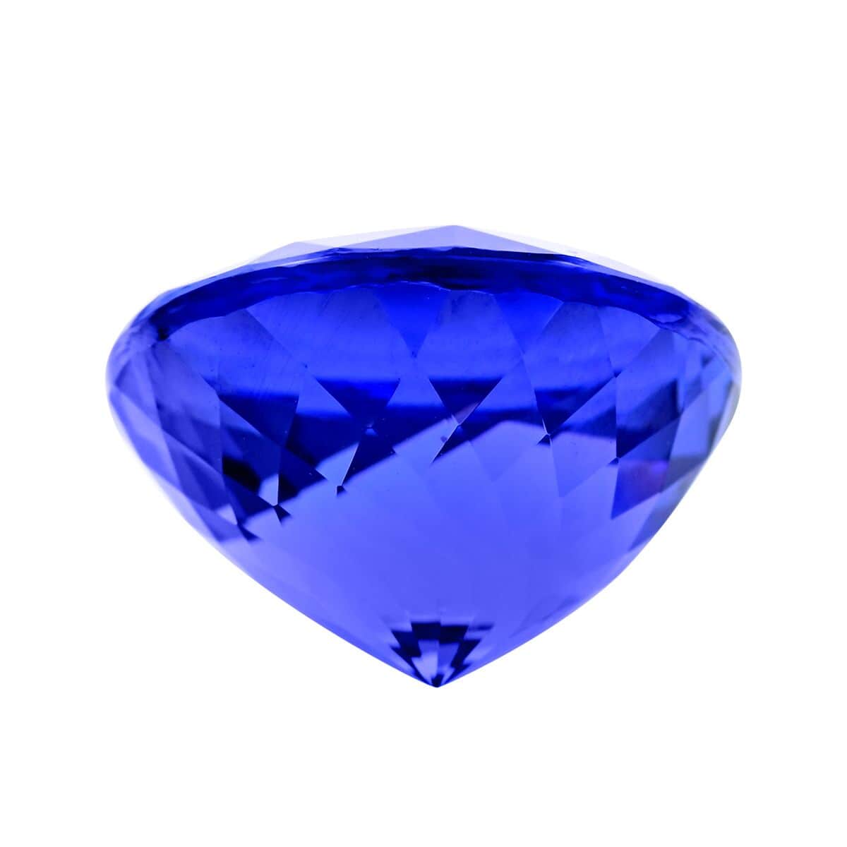 Certified and Appraised AAAA Vivid Tanzanite (Rnd Free Size) Approx 11.00 ctw image number 2