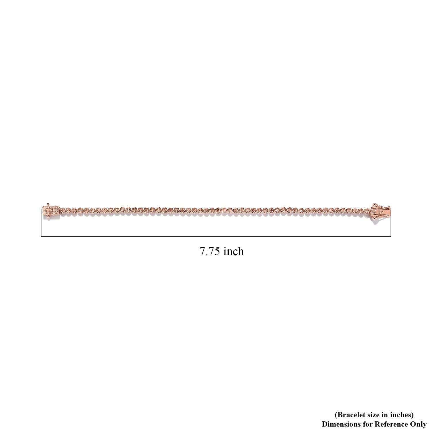 Buy Uncut Natural Pink Diamond Tennis Bracelet, Pink Diamond