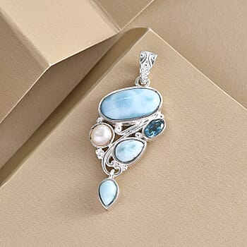 Larimar / 925 Silver / Standard - Product card gallery slide 2 (10176874742073)