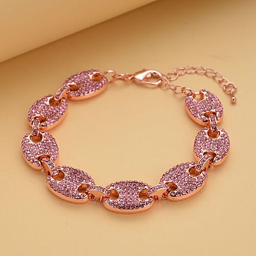 Pink Austrian Crystal - Product card gallery slide 2 (9431436165375)