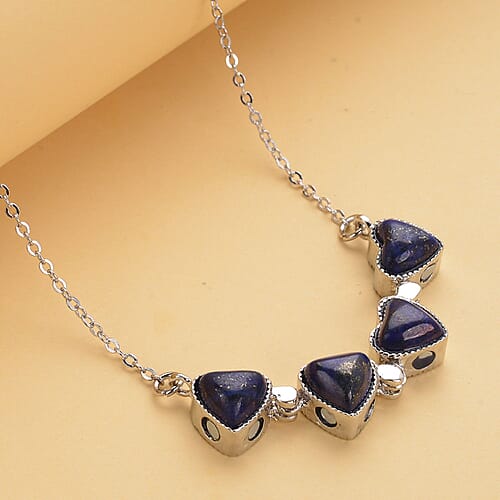 Lapis Lazuli in Silvertone - Product card gallery slide 3 (9431435116799)