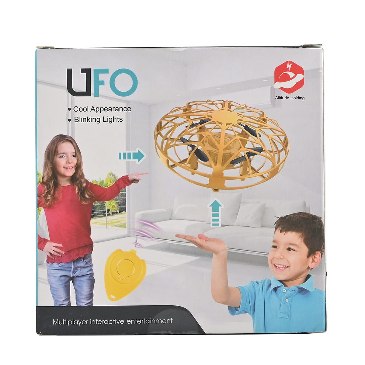 UFO Hover Drone -Golden Metallic Star image number 6
