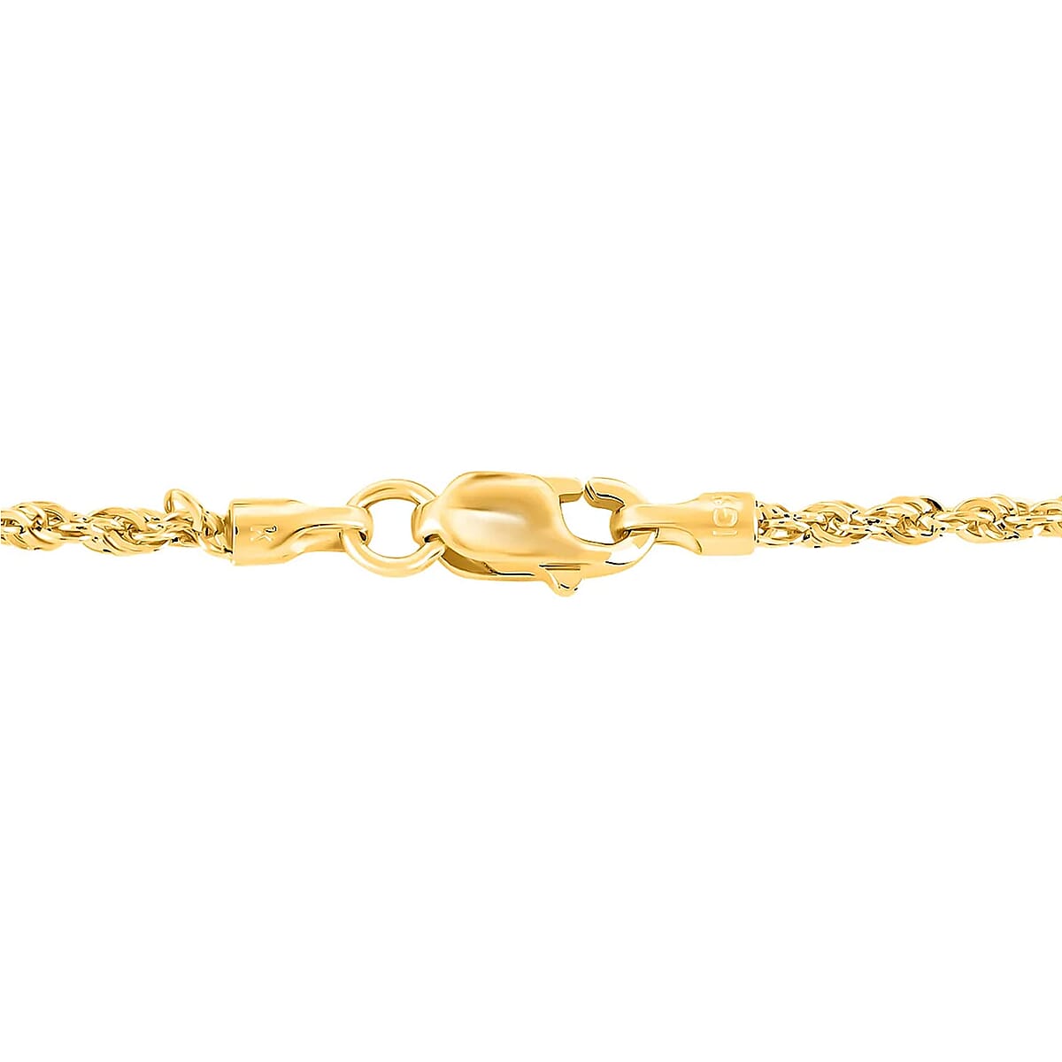 14K Yellow Gold Rope Necklace For Women, Gold Chain Necklace For Women, Gold Jewelry Gifts(18 Inches) image number 4
