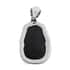 Sajen Silver Black Onyx Carved and Turquoise Pendant in Sterling Silver 75.40 ctw image number 4