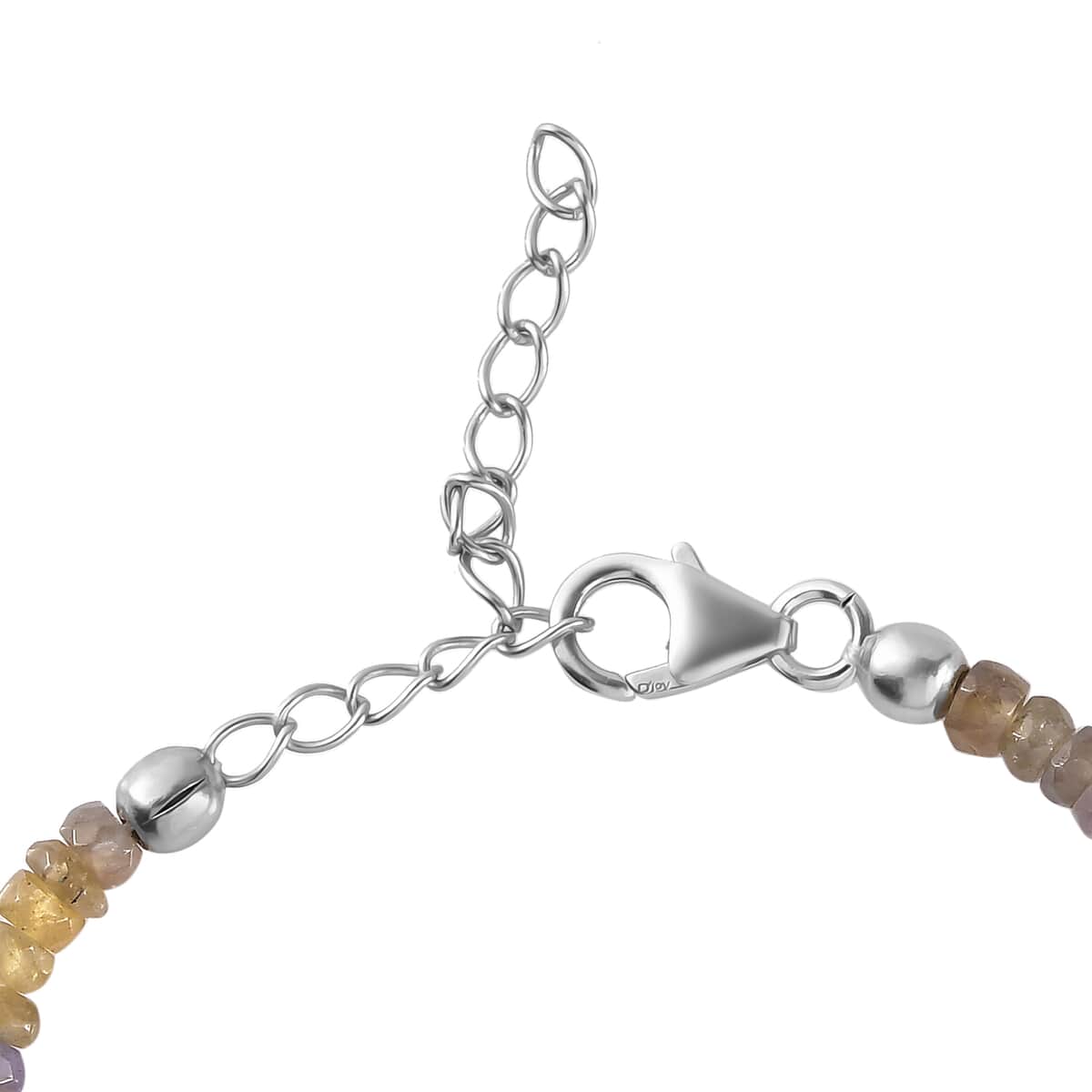 Golden Tanzanite Beaded Adjustable Bracelet in Rhodium Over Sterling Silver (6.50-8.00In) 24.40 ctw image number 4