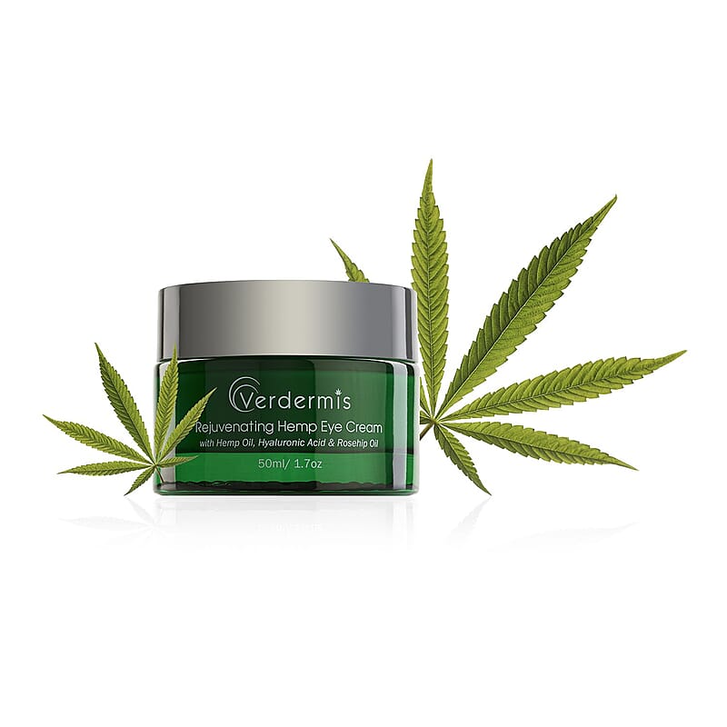 Verdermis Rejuvenating Hemp Eye Cream 50ml/1.7oz (Made in USA), Under Eye Cream