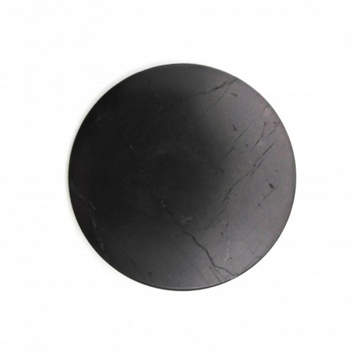 Shungite OM Round Tile 100mm (Approx 925 ctw)