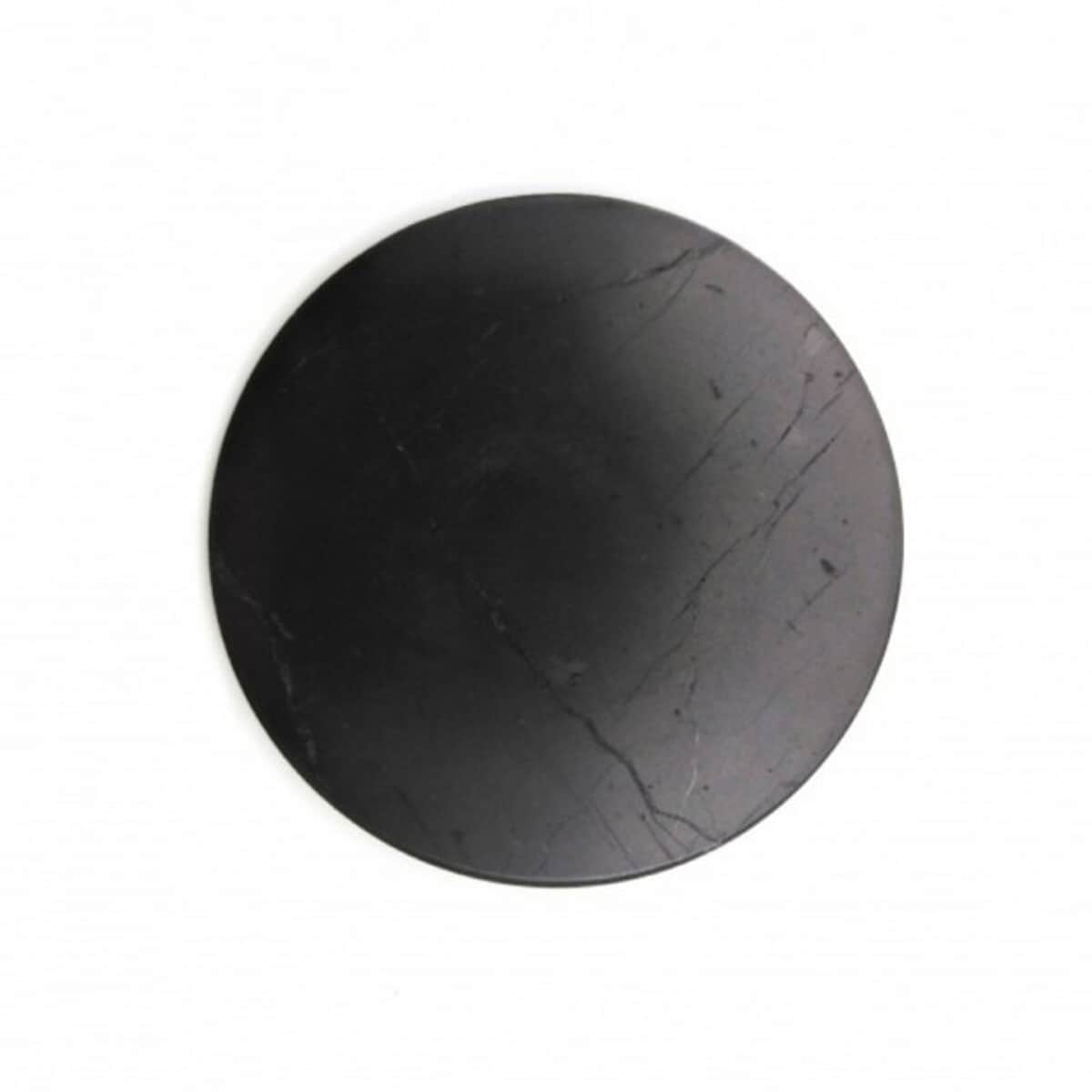 Shungite OM Round Tile 100mm (Approx 925 ctw) image number 4