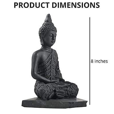 Shungite Buddha Figurine -L 8 Approx. 6980 ctw