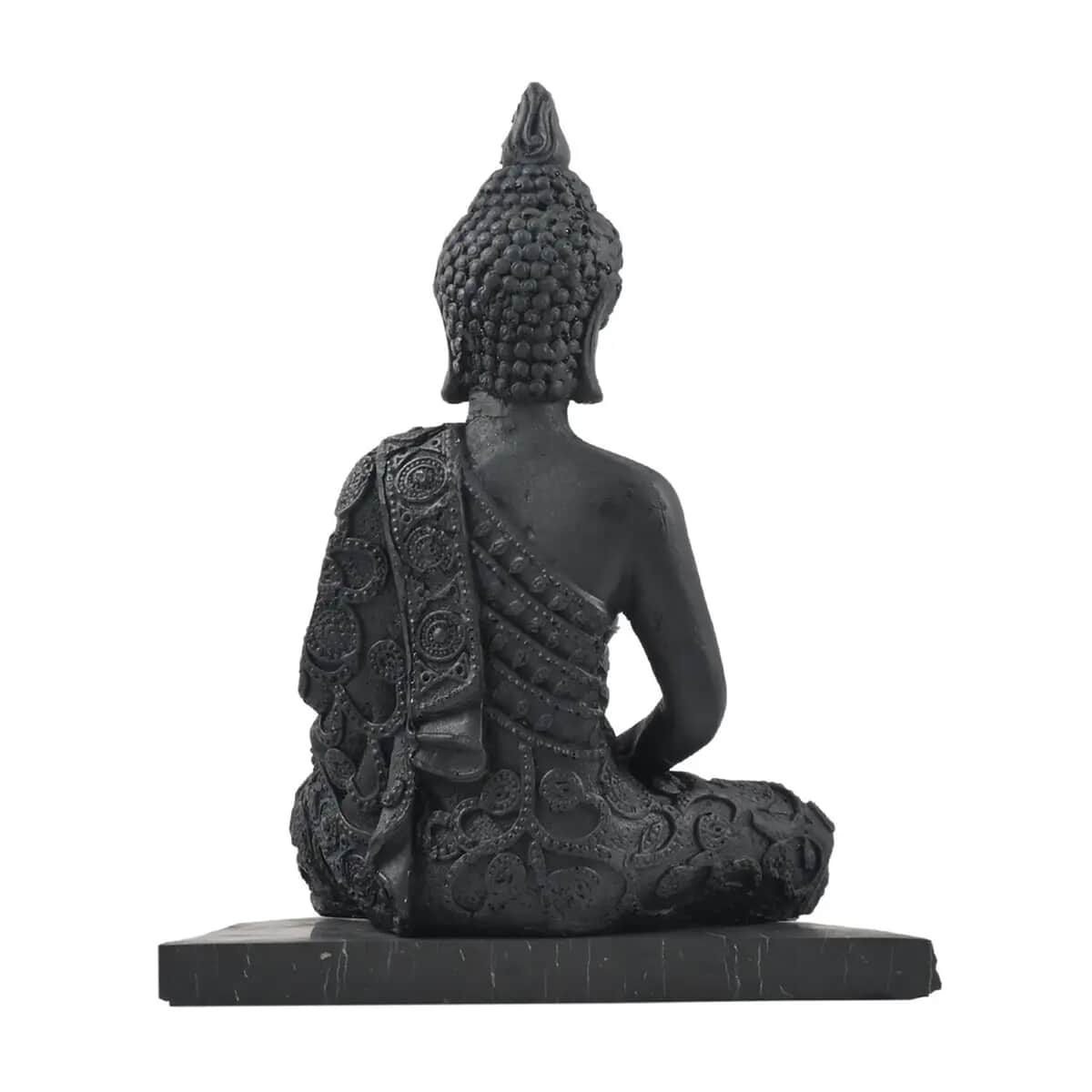 Shungite Buddha Figurine -L (8 Inch) (Approx 6980 ctw) image number 6