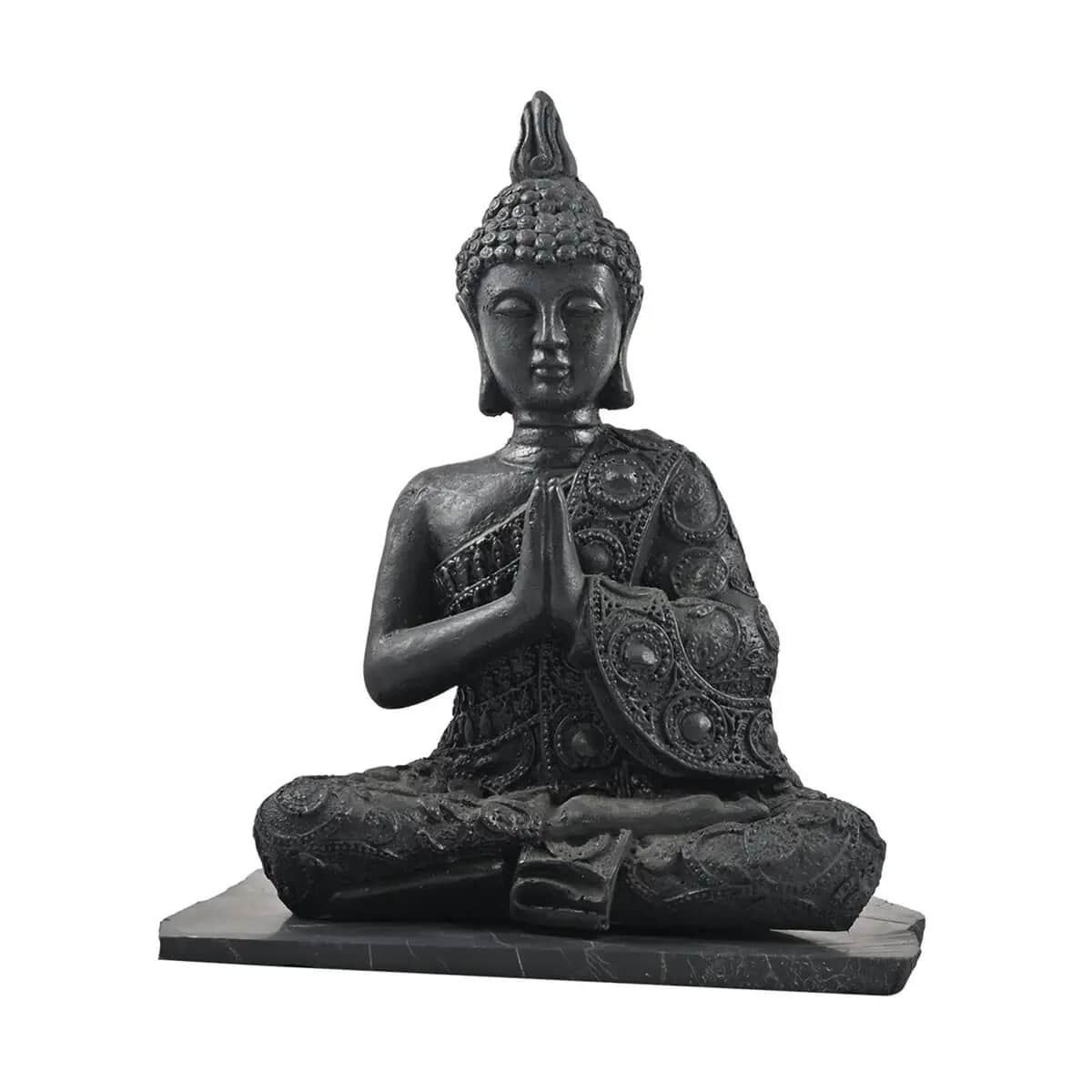 Shungite Buddha Figurine -XL  11 Approx. 12055 ctw image number 0