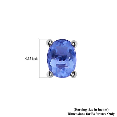 Color Change Fluorite (IR) Stud Earrings in Rhodium Over Sterling Silver 3.00 ctw