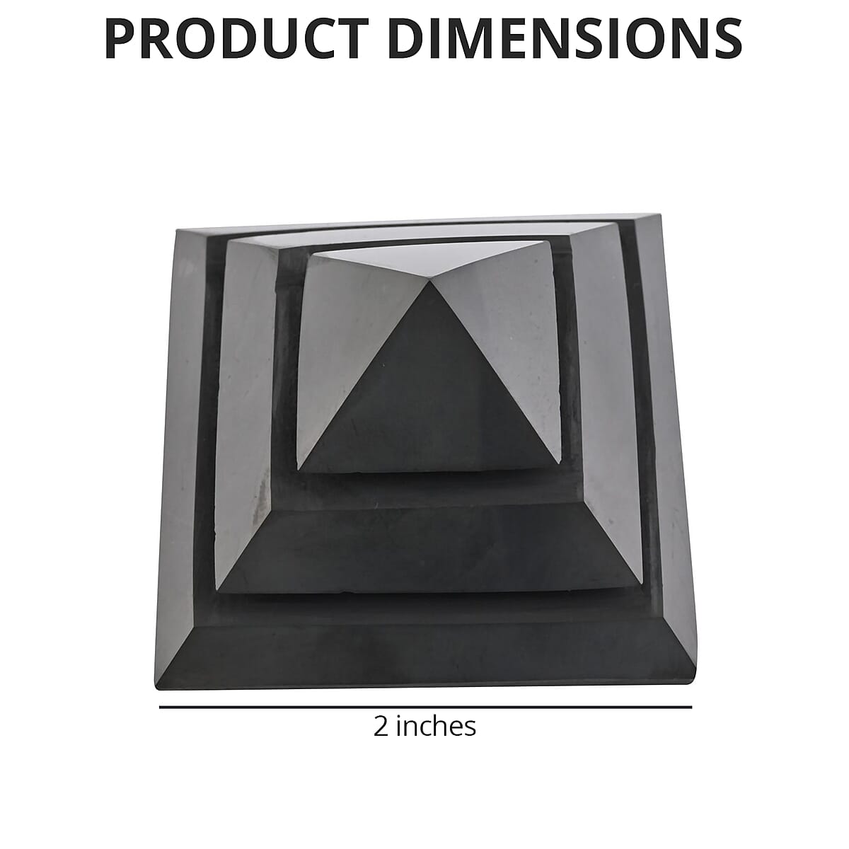Shungite Sakkara Pyramid 5cm 450ctw image number 3