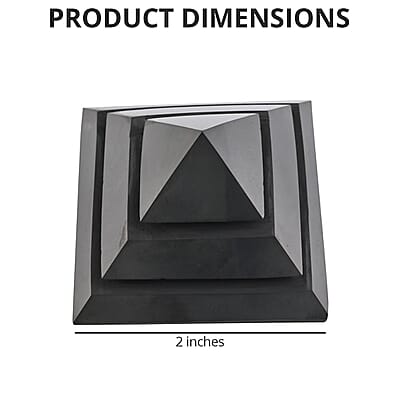 Shungite Sakkara Pyramid 5cm 450ctw